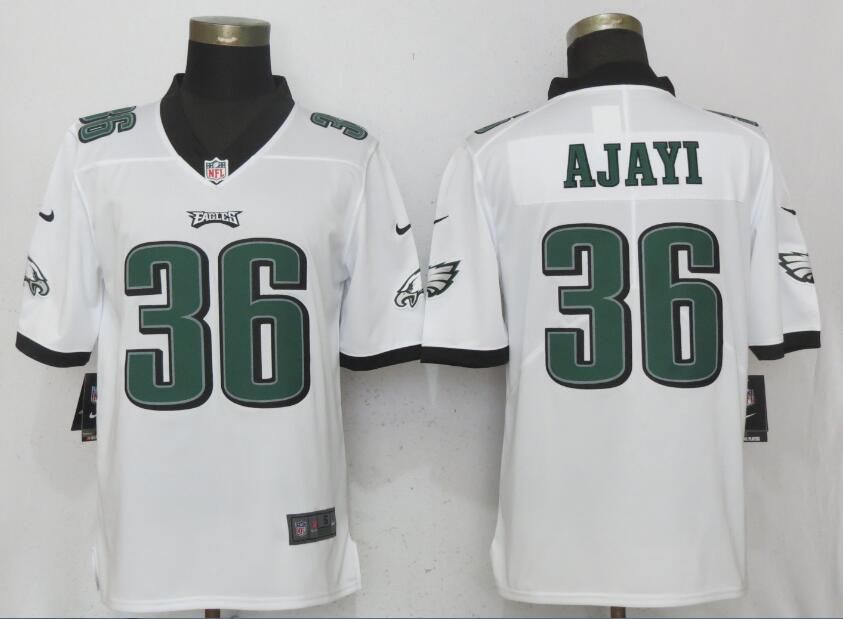 Men Philadelphia Eagles #36 Ajayi White Vapor Untouchable Limited Nike NFL Jerseys